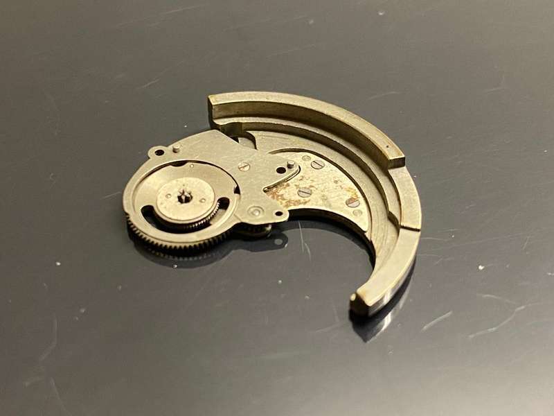 A. Schild - rotor & upper bridge for triple date calendar bumper movement - AS 1315