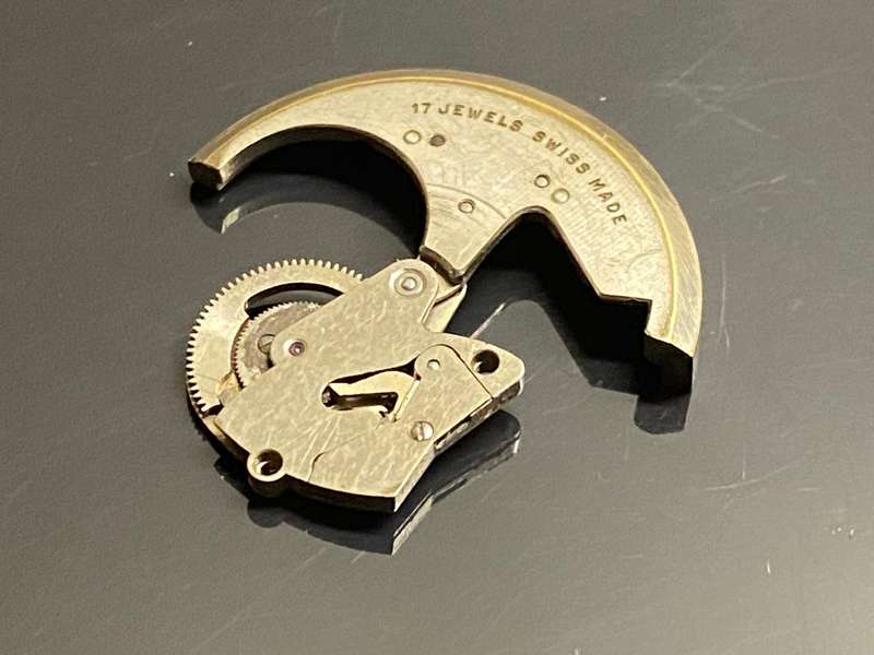 A. Schild - rotor & upper bridge for triple date calendar bumper movement - AS 1315