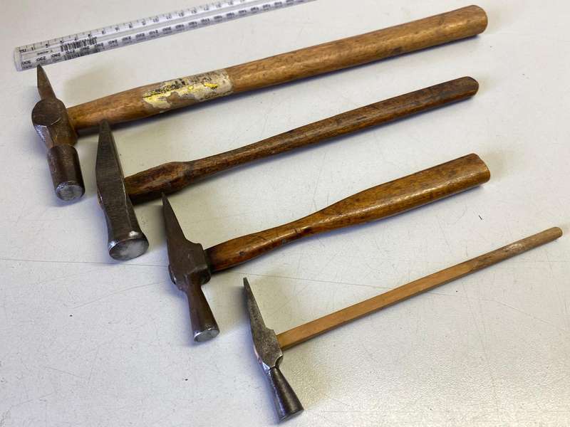 Watchmaker/jeweler/hobbyist hammers x 4