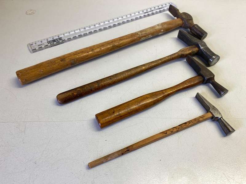 Watchmaker/jeweler/hobbyist hammers x 4