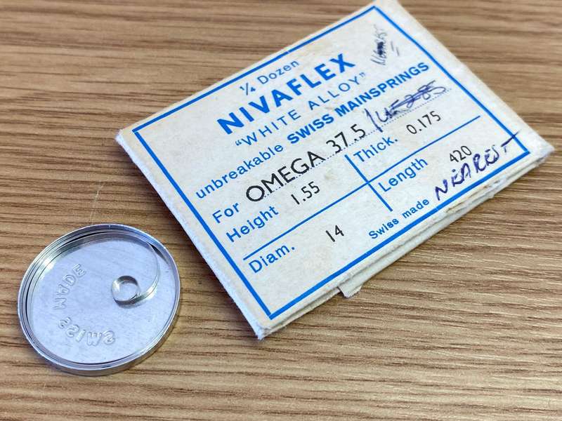 Omega 37.5 - mainspring