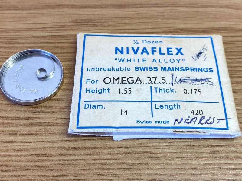 Omega 37.5 - mainspring