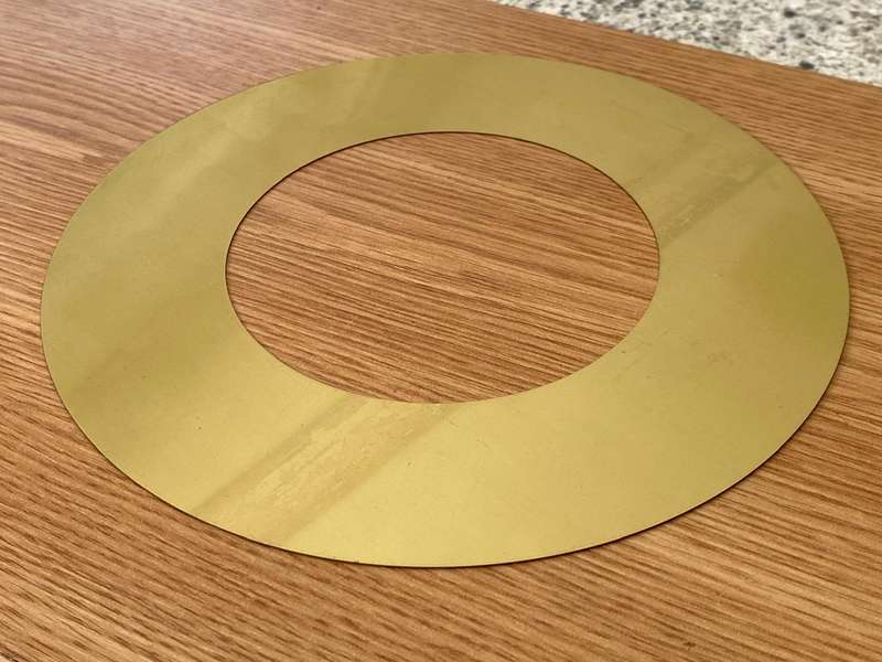 205mm open face clock dial