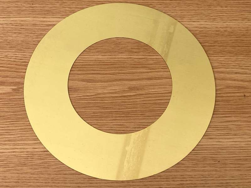 205mm open face clock dial