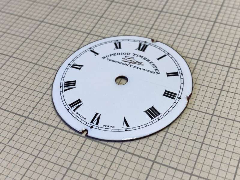 LIGA  SUPERIOR TIMEKEEPER - 43.65mm pocket watch dial
