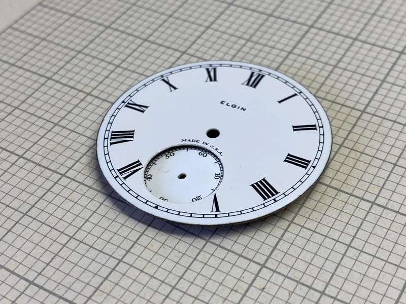 ELGIN - 42.3mm pocket watch dial