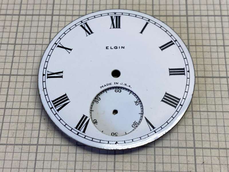 ELGIN - 42.3mm pocket watch dial