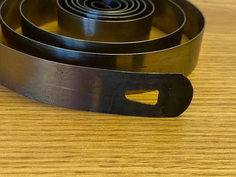 18mm clock mainspring - lot 2