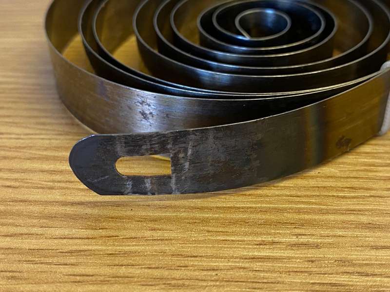 13.5mm clock mainspring - lot 5