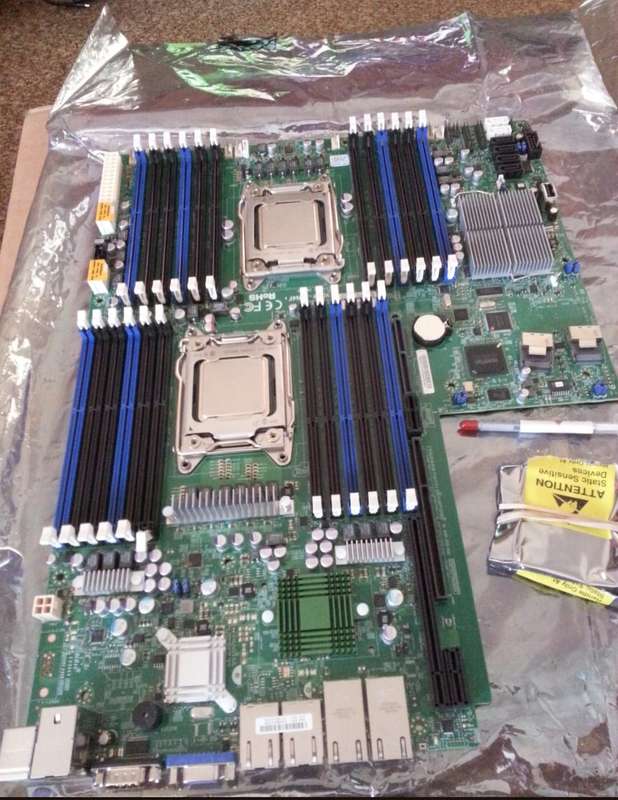 SUPERMICRO x9drw-3ln4f+ Serverboard Dual CPU's 2 x CPU's SCSI Cables & SCSI HDD available