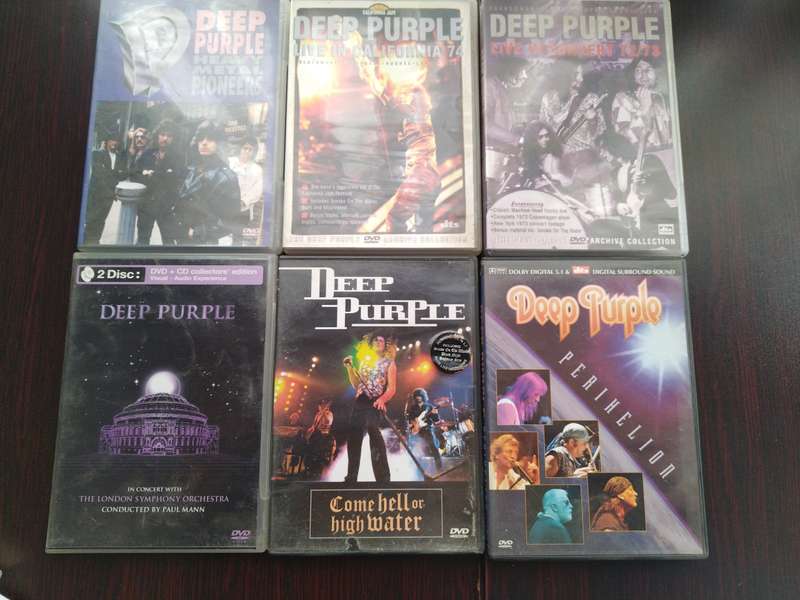 Some Deep Purple DVDs