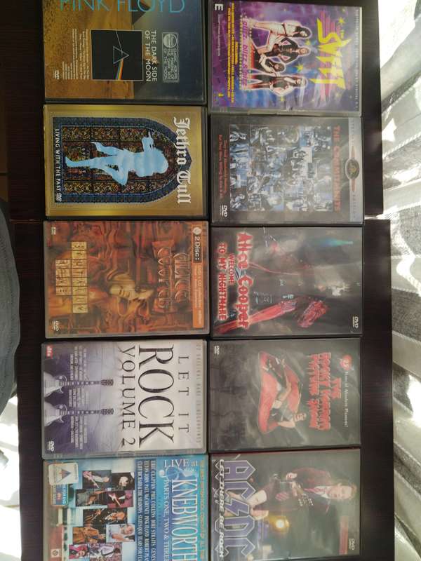 Assorted 70's and 80's music DVDs - Set No. 3