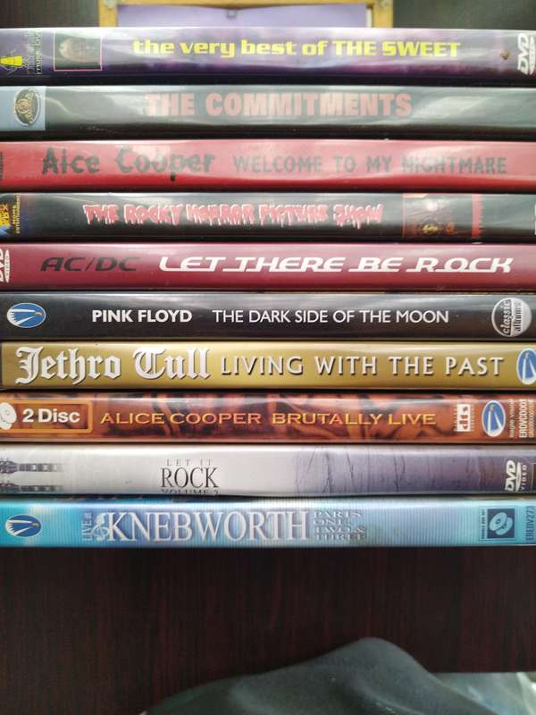 Assorted 70's and 80's music DVDs - Set No. 3