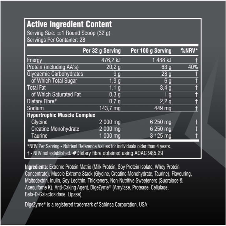 SSA Whey Extreme 908g - Vanilla Cream Bag