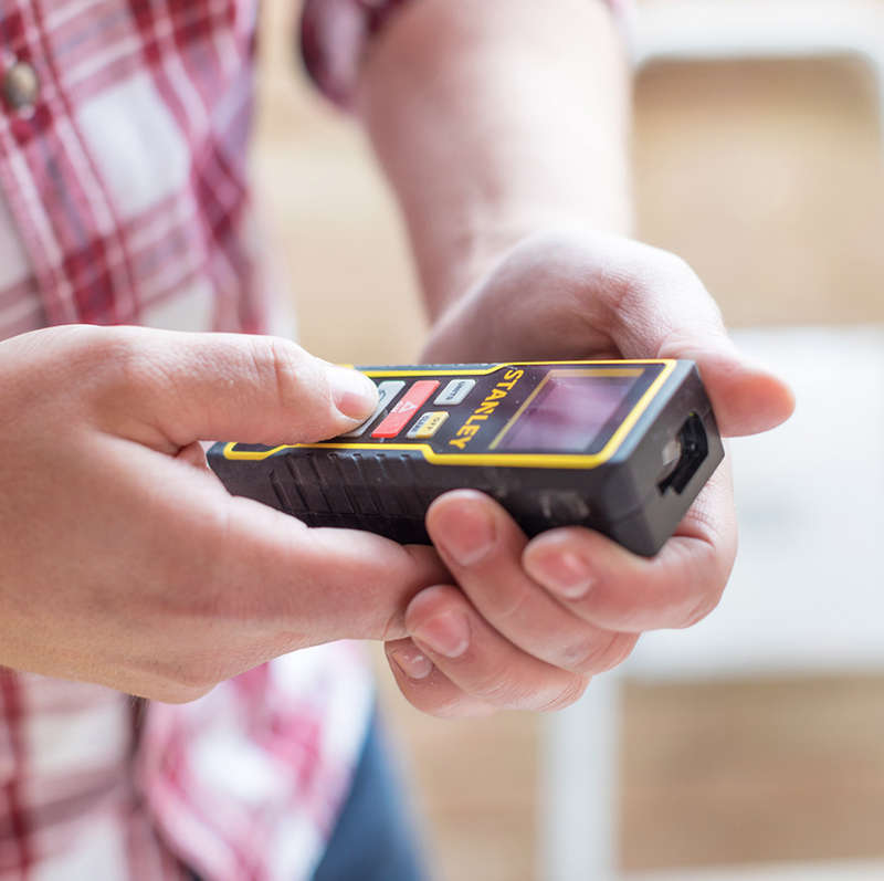 Stanley 18v Fatmax V20 Cordless Angle Grinder and TLM99 Laser Measurer