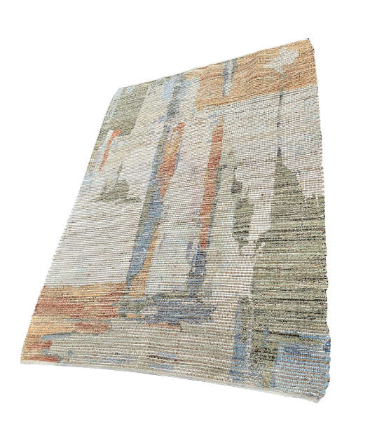 George & Mason - 160 x 230cm Tempo Jute & Chindi Printed Rug