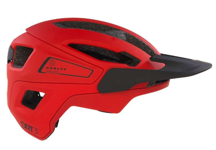 Oakley DRT3 Trail Mountain Bike Cycling Helmet - Matte Redline - M