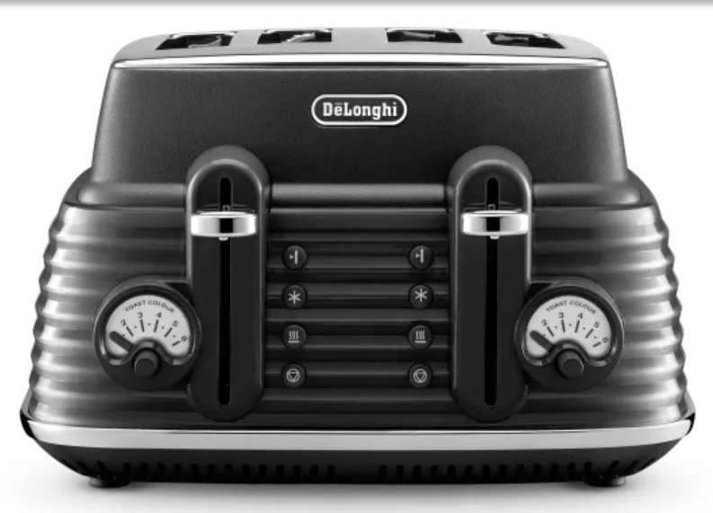 Delonghi - Scultura Selections 4 Slice Toaster