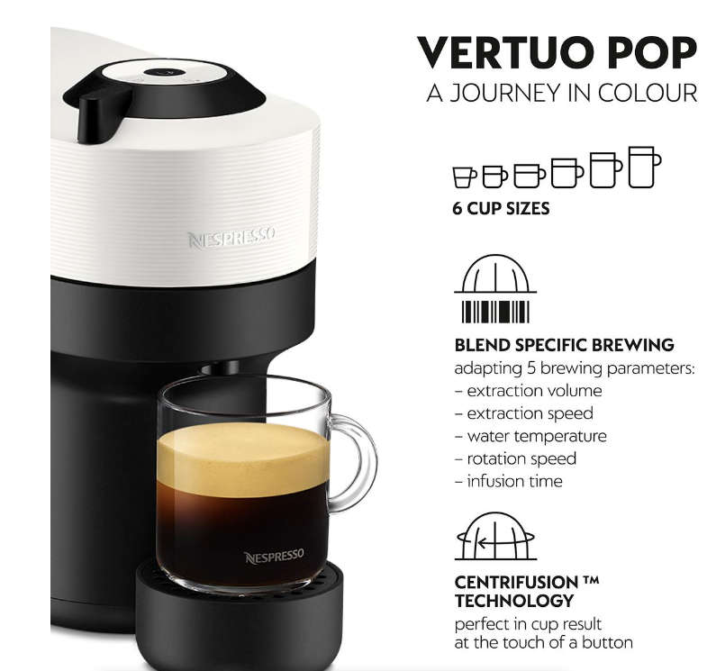 Nespresso Vertuo Pop Coffee Machine