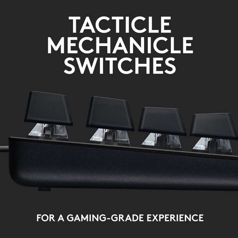 Logitech G413 TKL SE Mechanical Wired Gaming Keyboard - Black