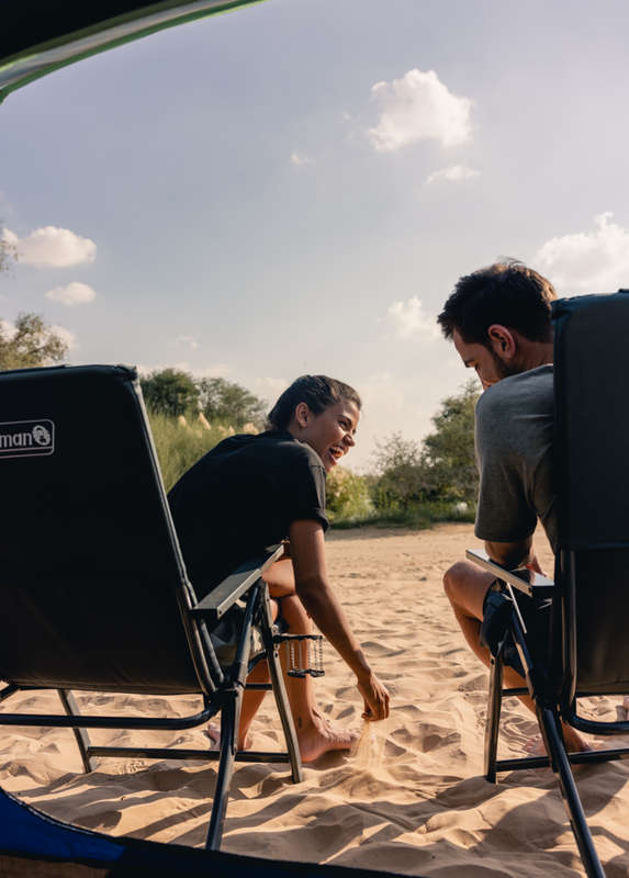 Coleman 5-Position Padded Steel Chair