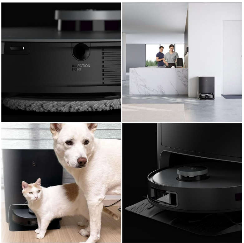 Ecovacs Deebot X1 Omni Robot Vacuum Cleaner - OMNI Station, 260min Runtime