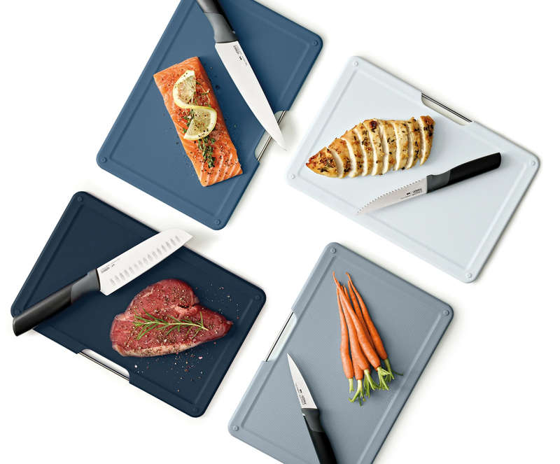 Joseph Joseph Folio Plus 8-Piece Knife & Chopping Board Set