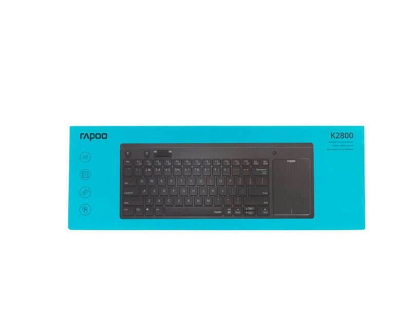 Rapoo K2800 Wireless Multimedia Keyboard - Black