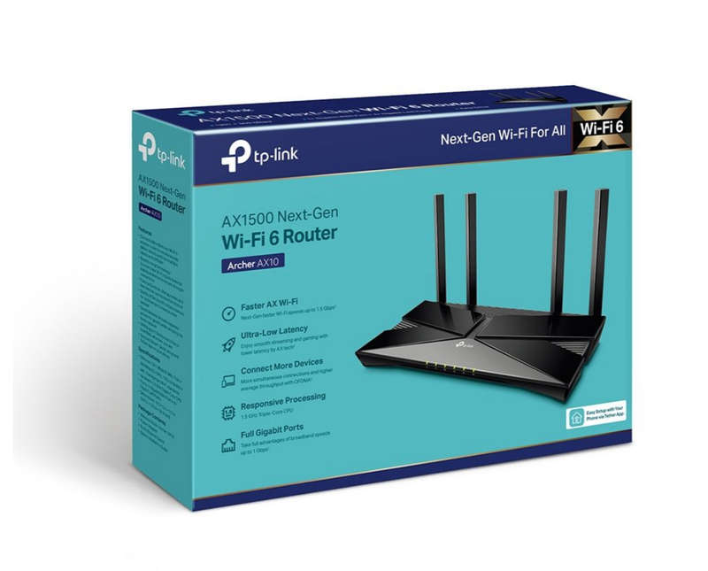 TP-Link Archer AX1500 Dual Band Gigabit Router - New WIFI 6 Technology