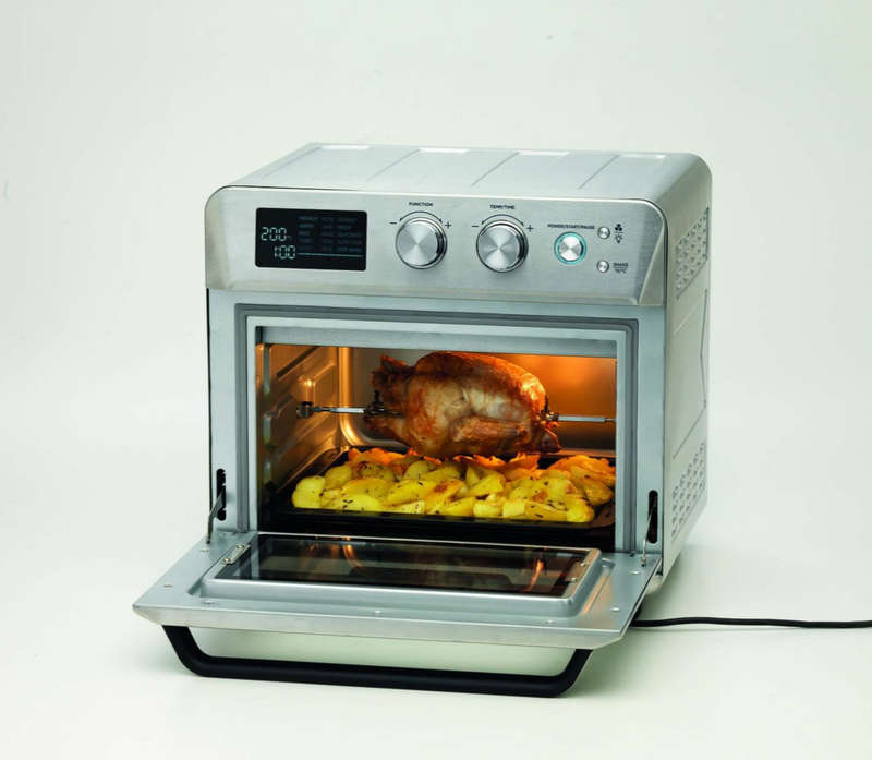 Kenwood - Air Fryer Oven & Rotisserie 25L S/Steel - MOA26.600SS