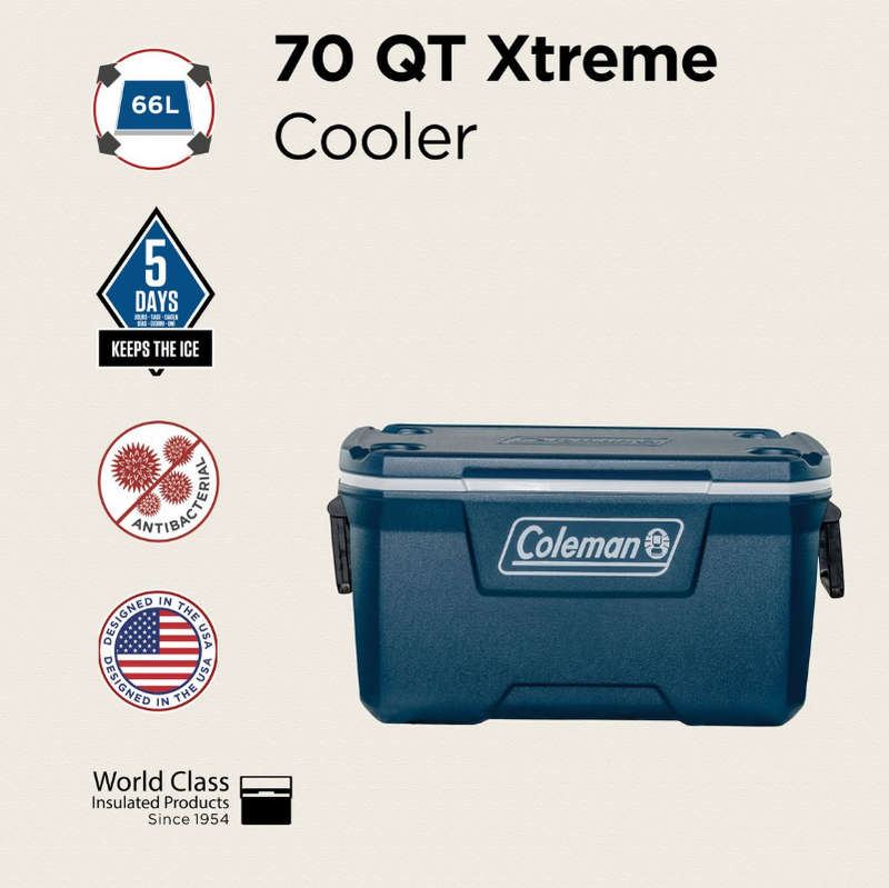 Coleman Cooler Box 70 Quart Xtreme, 66L, keeps ice 5 days
