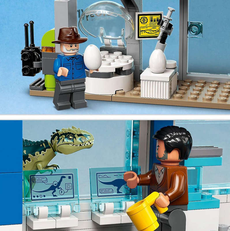 LEGO® Jurassic World Giganotosaurus & Therizinosaurus Attack 76949 Building Toy Cars (658 Pieces)