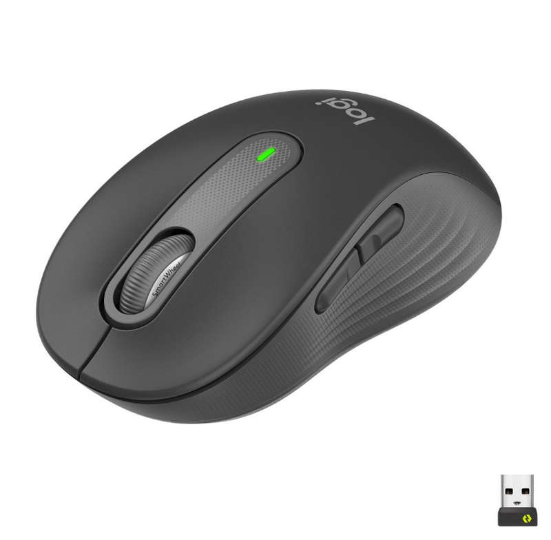 Logitech M650 Signature Wireless Mouse - Graphite