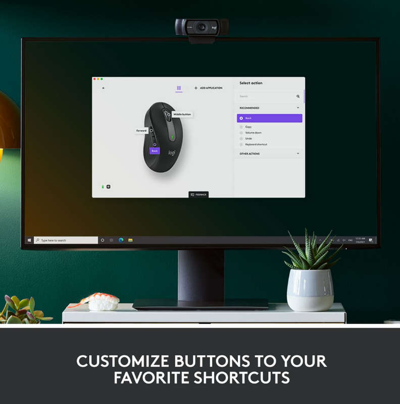 Logitech M650 Signature Wireless Mouse - Graphite
