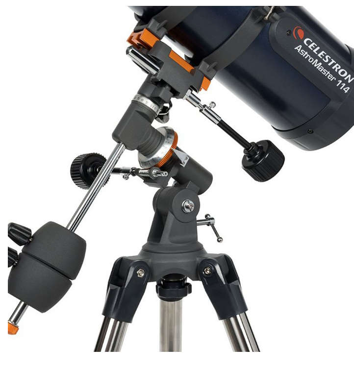 Celestron ASTROMASTER 114EQ Including Motor Drive & Smartphone Adapter