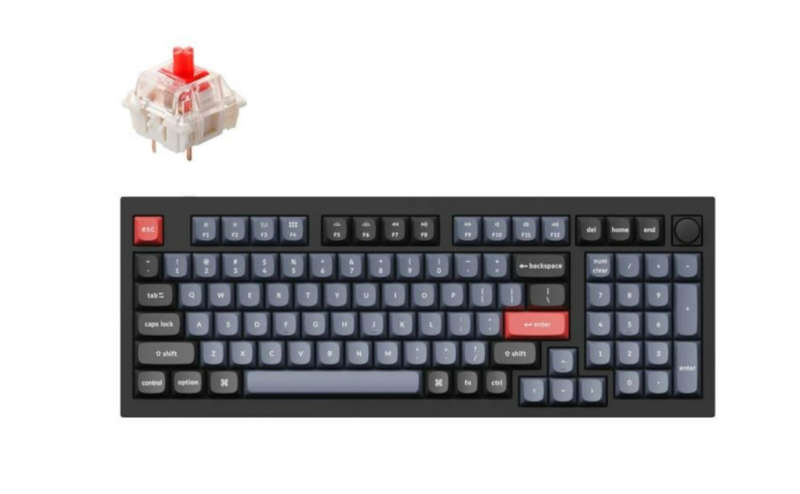 Keychron Q5 RGB Mechanical Keyboard Red Switches - Red