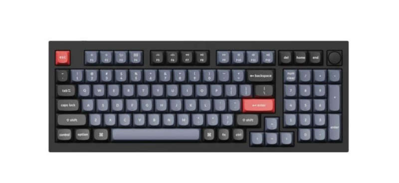 Keychron Q5 RGB Mechanical Keyboard Red Switches - Red