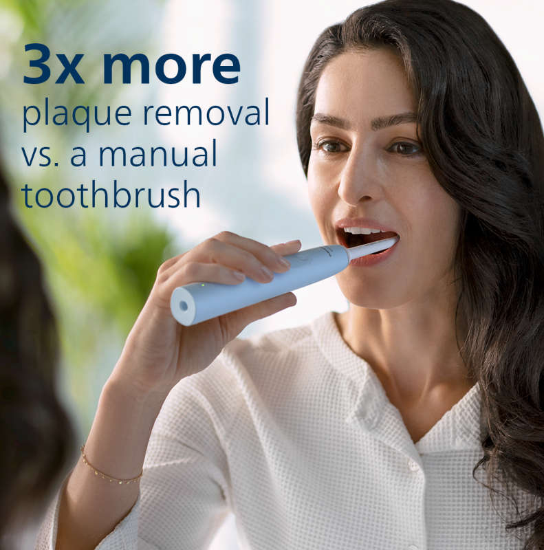 Philips Sonicare 2100 series Electric Toothbrush, HX3651/12 - Light Blue