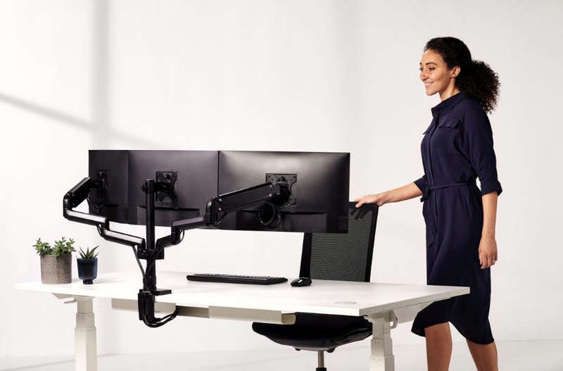 Fellowes Platinum X Triple Monitor Arm