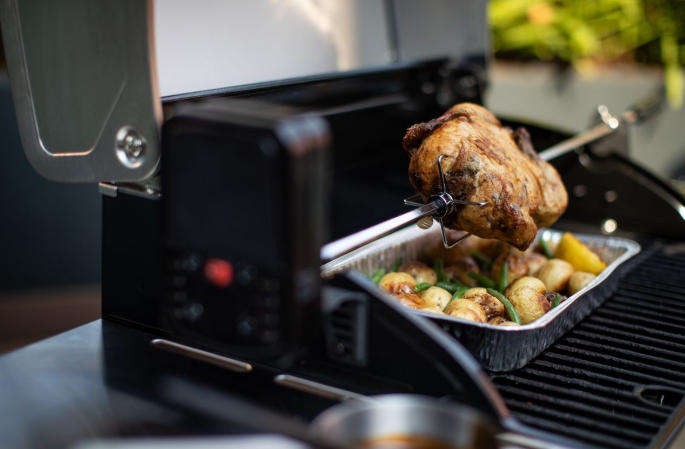 Megamaster Universal Rotisserie Kit
