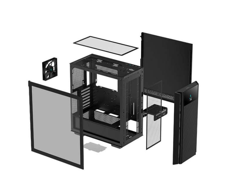 DeepCool CH510 Mesh Digital ATX W/TG+1XFan-BK