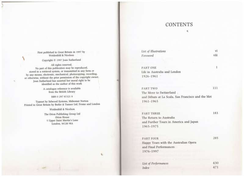 A Prima Donna`s Progress: The Autobiography of Joan Sutherland