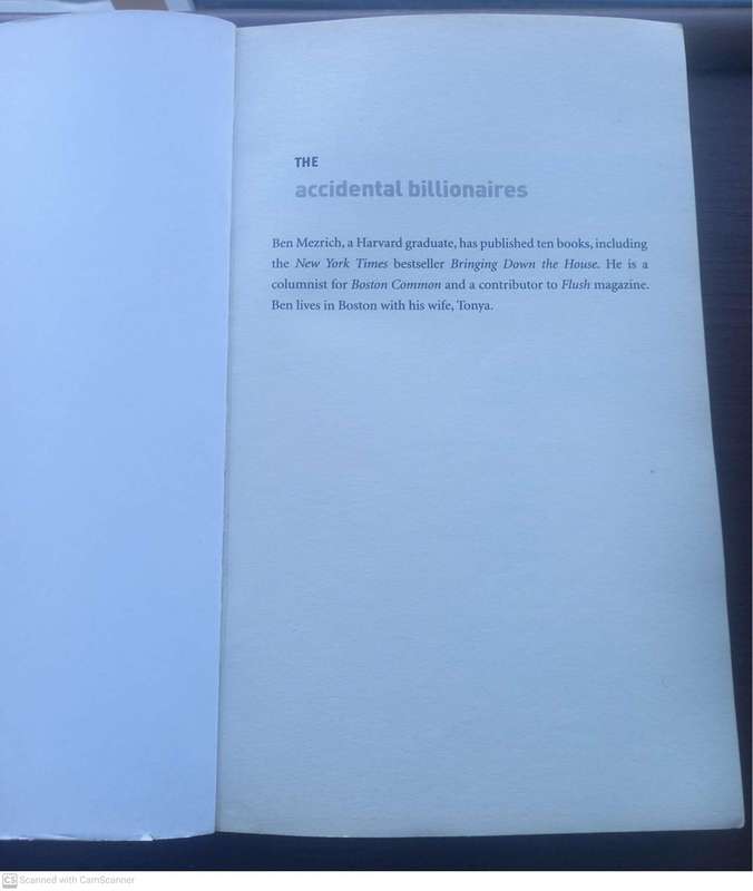 The Accidental Billionaires: Sex, Money, Betrayal and the Founding of Facebook --  Ben Mezrich