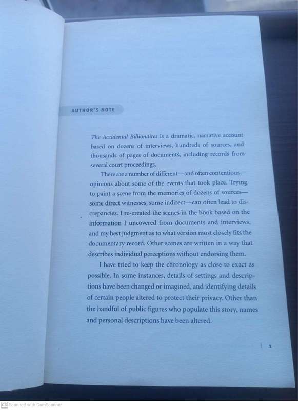 The Accidental Billionaires: Sex, Money, Betrayal and the Founding of Facebook --  Ben Mezrich