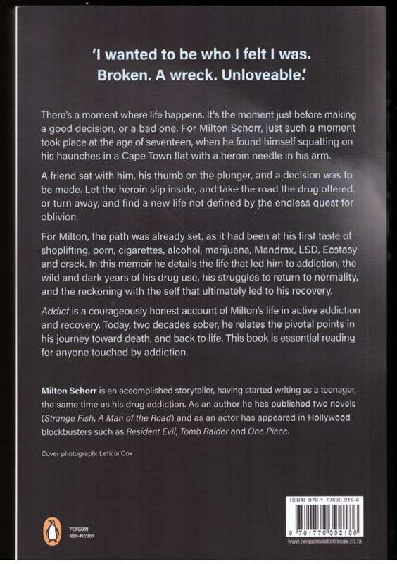 Addict: a tale of drugs and recovery - Milton Schorr