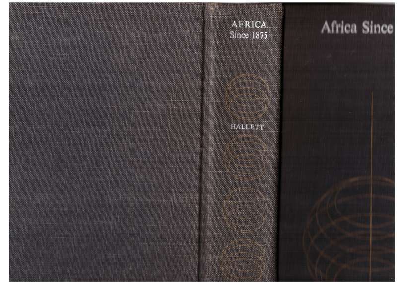 Africa since 1875: A modern history  --  Robin Hallett