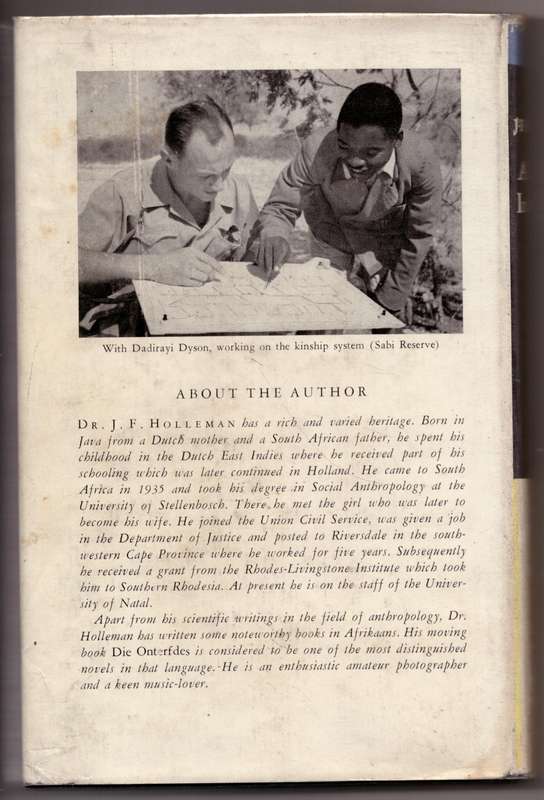 African Interlude  --  J. F. Holleman