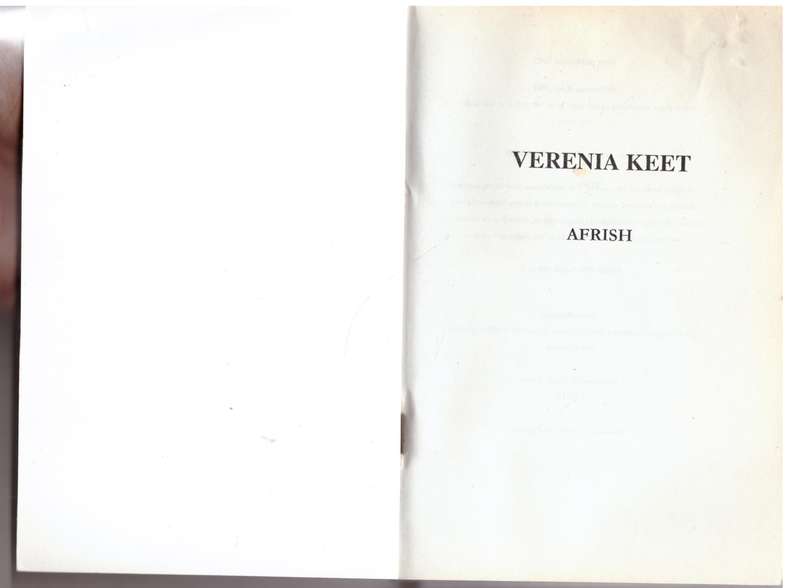 Afrish - Verenia Keet