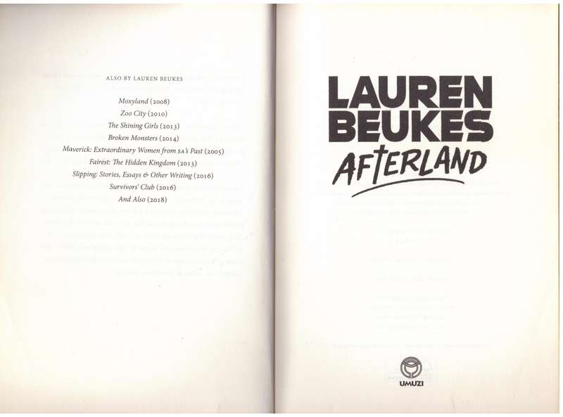 Afterland -- Lauren Beukes