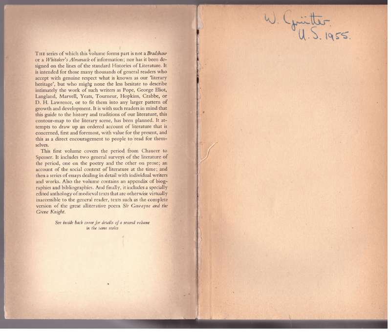 A Guide to English Literature #1: The Age of Chaucer  --  Boris Ford [Editor]